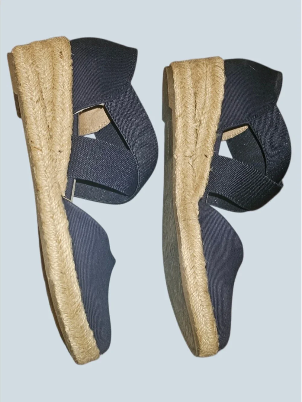 Life Stride Velocity 2.0 Keaton Navy Canvas Espidril Espadrille 8½M